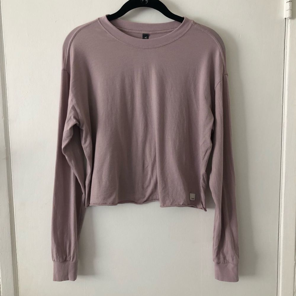 Vuori Crop Long-Sleeve Top